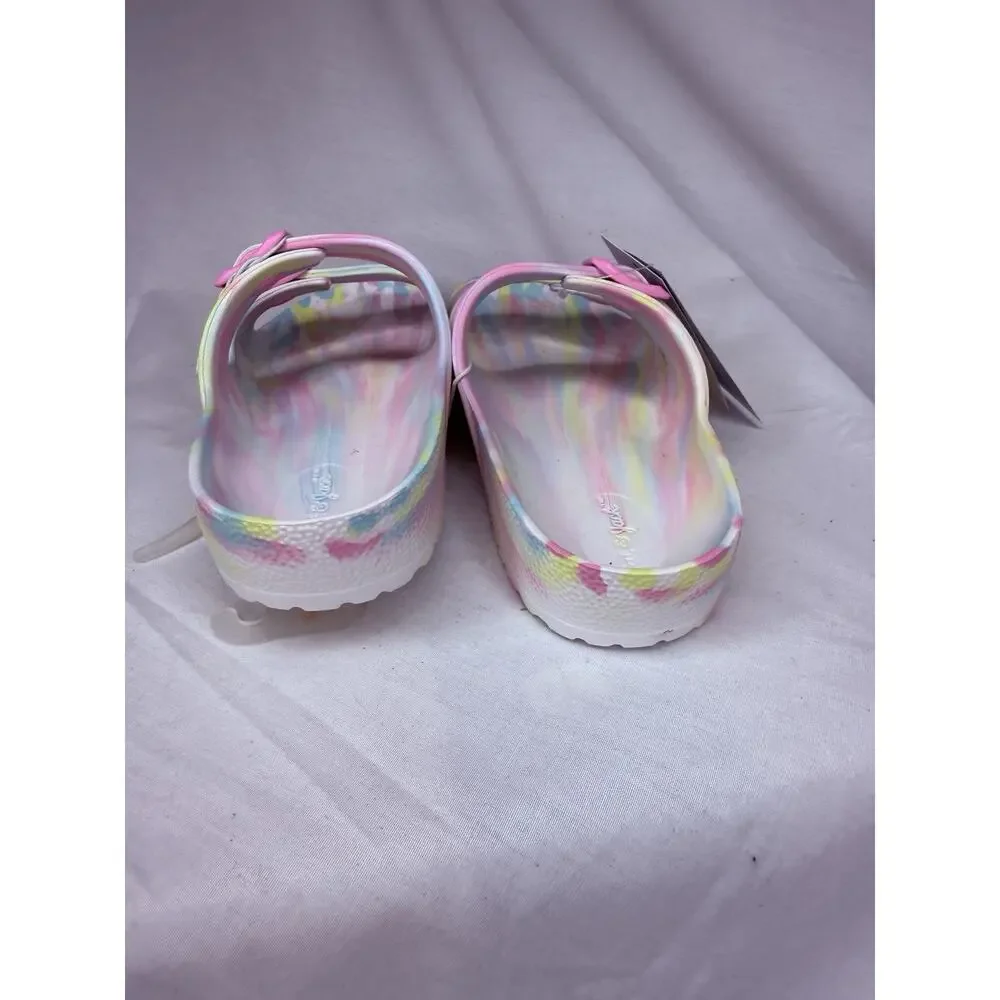 Cat & Jack Kids Noa EVA Cushioned Footbed Slide Sandals Multicolor Size 3, NWT